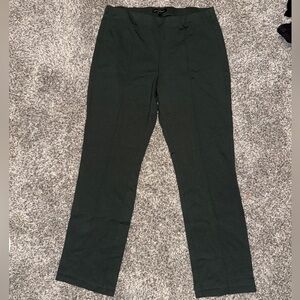 Dark Green Stretchy Dress Pants